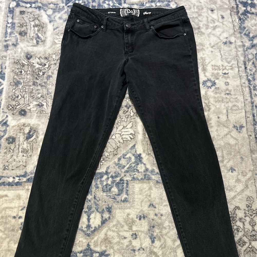 So Stylish Black Denim Skinny Jeans